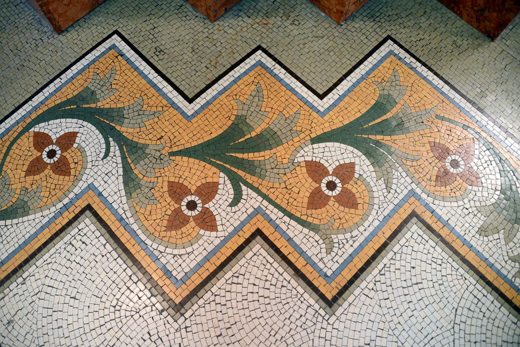 10 Floor Mosaic Main Foyer Teatro Colon Buenos Aires